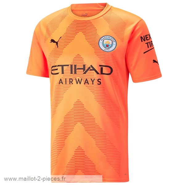 Boutique De Foot Thailande Gardien Maillot Manchester City 2022 2023 Orange