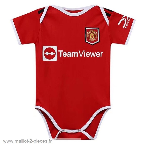 Boutique De Foot Domicile Onesies Enfant Manchester United 2022 2023 Rouge