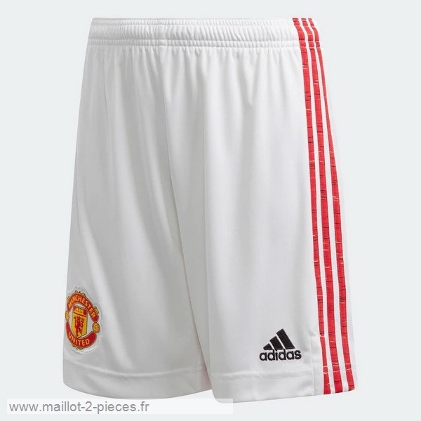 Boutique De Foot Domicile Pantalon Manchester United 2020 2021 Blanc