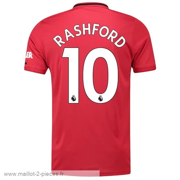Boutique De Foot NO.10 Rashford Domicile Maillot Manchester United 2019 2020 Rouge