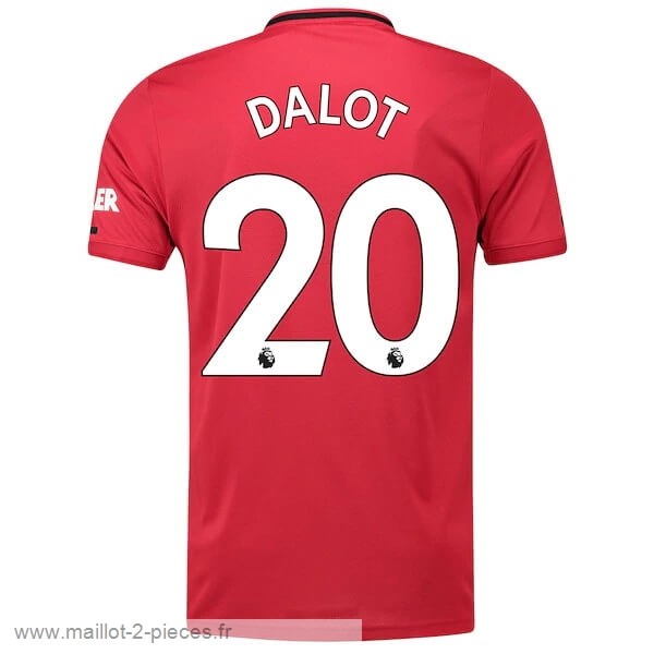 Boutique De Foot NO.20 Dalot Domicile Maillot Manchester United 2019 2020 Rouge