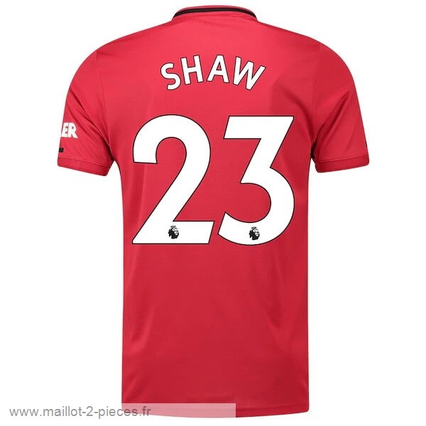 Boutique De Foot NO.23 Shaw Domicile Maillot Manchester United 2019 2020 Rouge