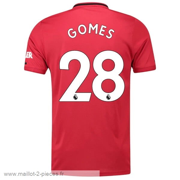Boutique De Foot NO.28 Gomes Domicile Maillot Manchester United 2019 2020 Rouge