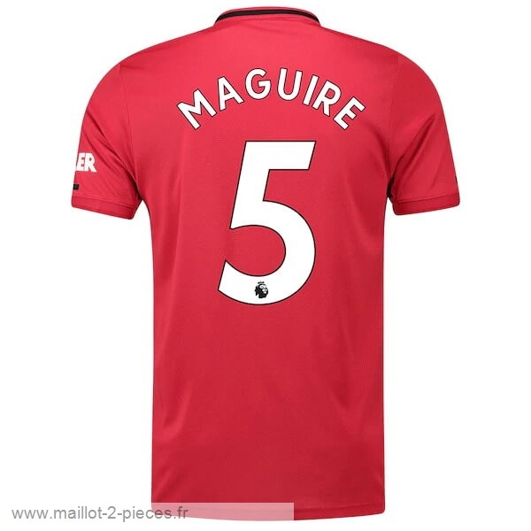 Boutique De Foot NO.5 Maguire Domicile Maillot Manchester United 2019 2020 Rouge