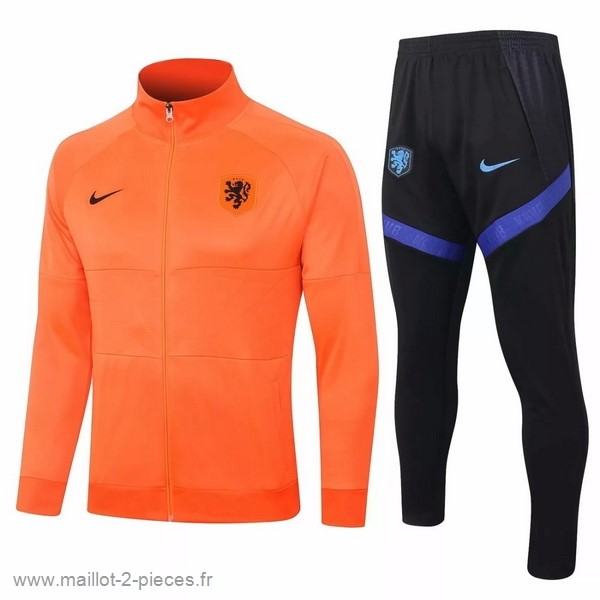Boutique De Foot Survêtements Pays-Bas 2020 Orange Noir