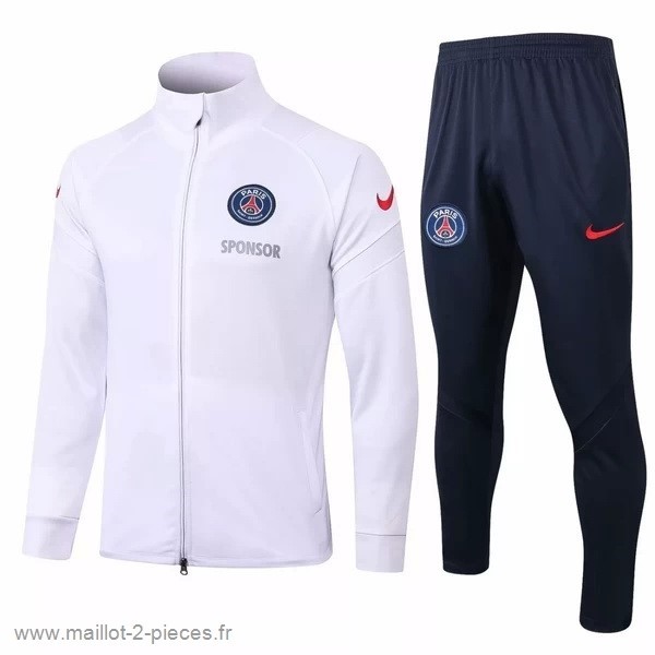 Boutique De Foot Survêtements Paris Saint Germain 2020 2021 Blanc Noir