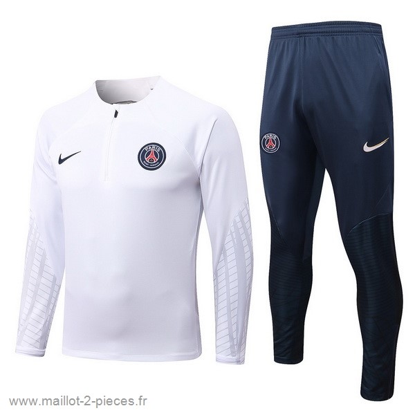 Boutique De Foot Survêtements Enfant Paris Saint Germain 2022 2023 Blanc I Bleu