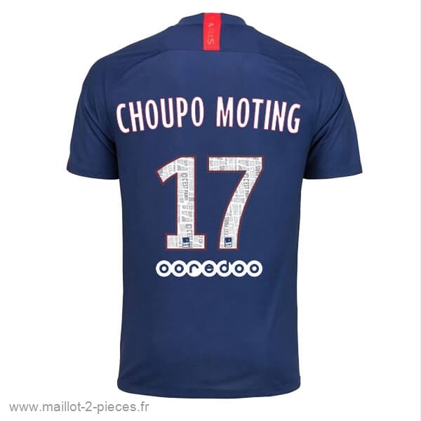 Boutique De Foot NO.17 Choupo Moting Domicile Maillot Paris Saint Germain 2019 2020 Bleu