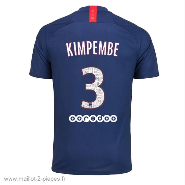 Boutique De Foot NO.3 Kimpembe Domicile Maillot Paris Saint Germain 2019 2020 Bleu