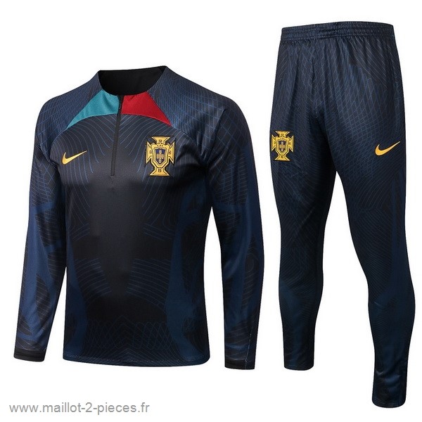 Boutique De Foot Survêtements Portugal 2022 Noir Bleu