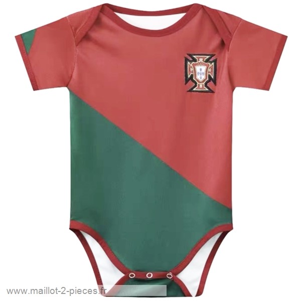 Boutique De Foot Domicile Onesies Enfant Portugal 2022 Rouge