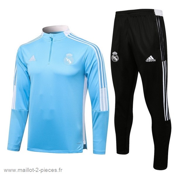 Boutique De Foot Survêtements Real Madrid 2021 2022 Bleu Blanc Noir