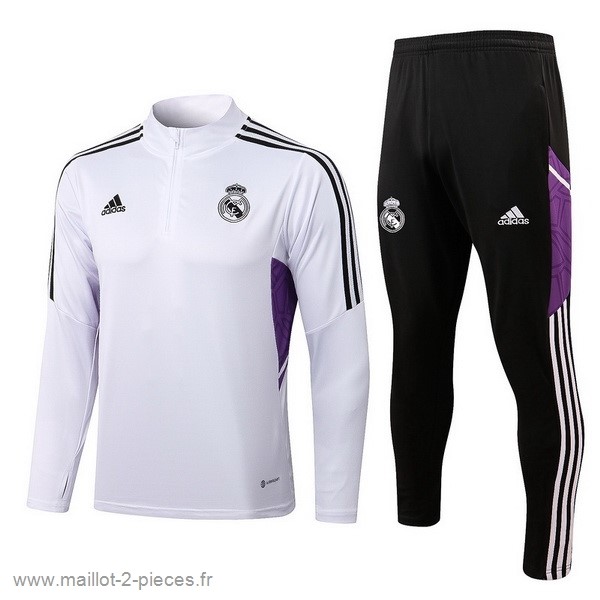Boutique De Foot Survêtements Real Madrid 2022 2023 Blanc III Noir
