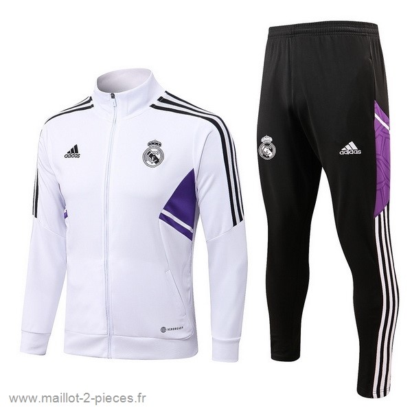 Boutique De Foot Survêtements Real Madrid 2022 2023 Blanc I Noir