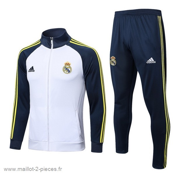 Boutique De Foot Survêtements Real Madrid 2022 2023 Blanc Jaune