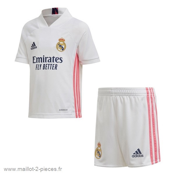 Boutique De Foot Domicile Conjunto De Enfant Real Madrid 2020 2021 Blanc