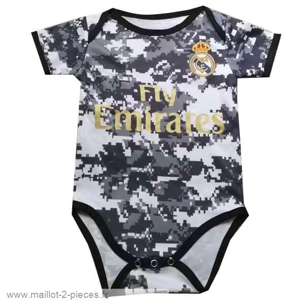 Boutique De Foot Onesies Enfant Real Madrid 2019 2020 Blanc Gris