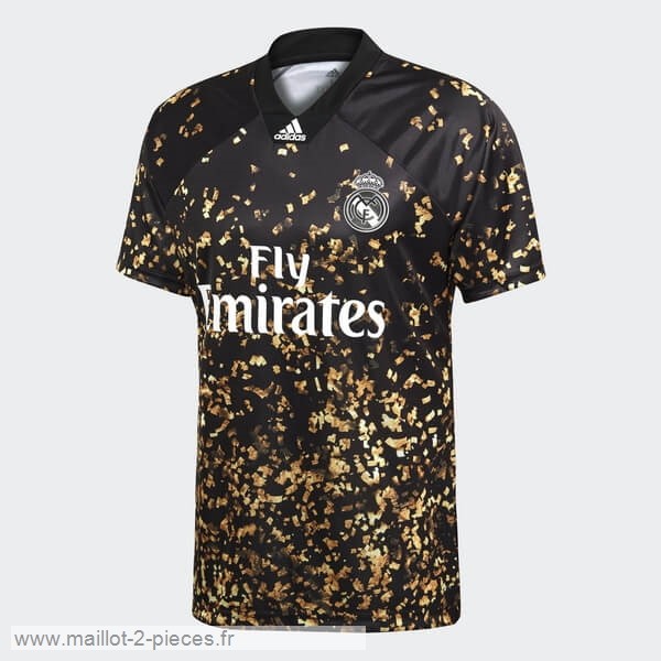 Boutique De Foot EA Sport Maillot Real Madrid 2019 2020 Jaune Noir