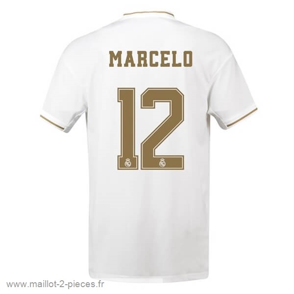 Boutique De Foot NO.12 Marcelo Domicile Maillot Real Madrid 2019 2020 Blanc