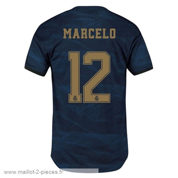Boutique De Foot NO.12 Marcelo Exterieur Maillot Real Madrid 2019 2020 Bleu