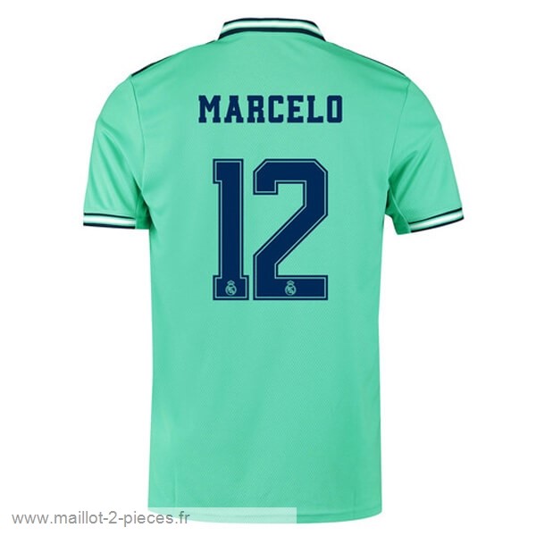 Boutique De Foot NO.12 Marcelo Third Maillot Real Madrid 2019 2020 Vert