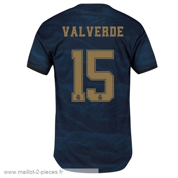 Boutique De Foot NO.15 ValVert Exterieur Maillot Real Madrid 2019 2020 Bleu