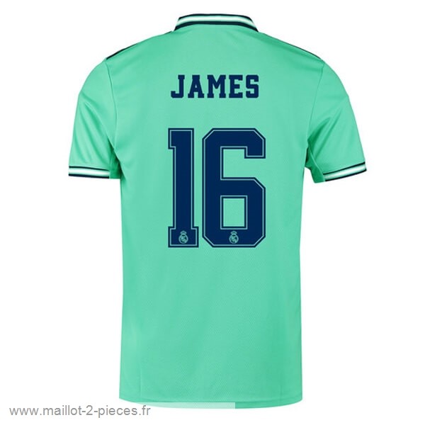 Boutique De Foot NO.16 James Third Maillot Real Madrid 2019 2020 Vert
