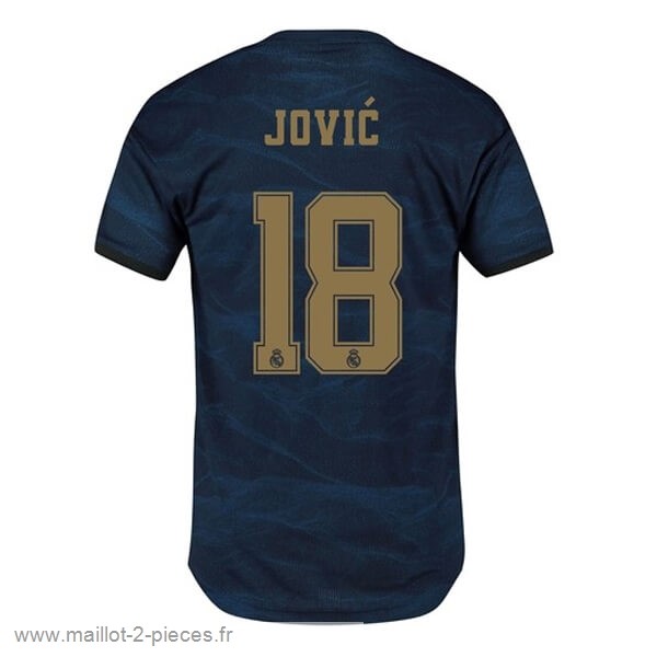 Boutique De Foot NO.18 Jovic Exterieur Maillot Real Madrid 2019 2020 Bleu
