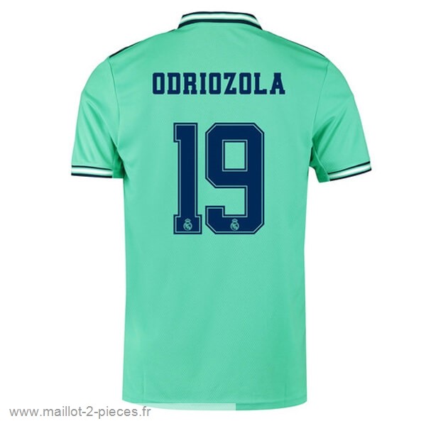 Boutique De Foot NO.19 Odriozola Third Maillot Real Madrid 2019 2020 Vert
