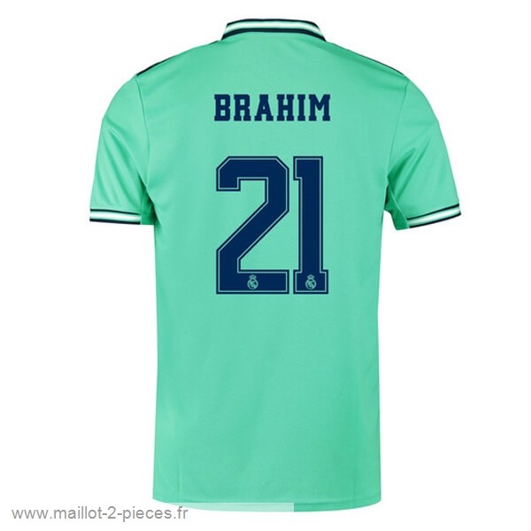 Boutique De Foot NO.21 Brahim Third Maillot Real Madrid 2019 2020 Vert