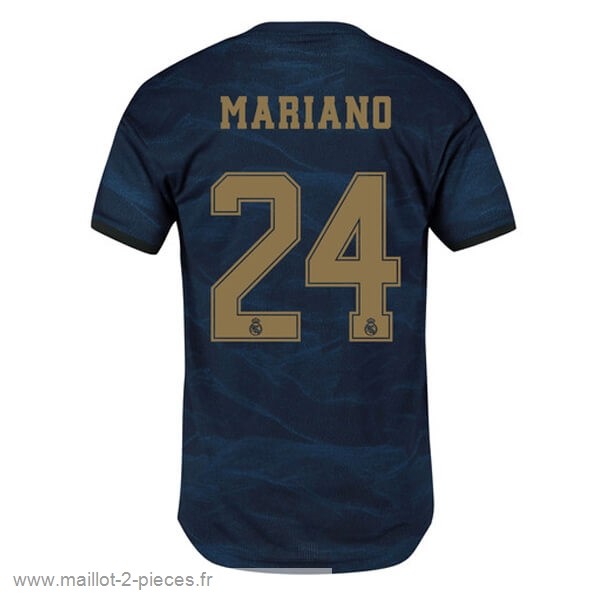 Boutique De Foot NO.24 Mariano Exterieur Maillot Real Madrid 2019 2020 Bleu