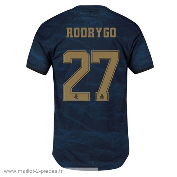 Boutique De Foot NO.27 Rodrygo Exterieur Maillot Real Madrid 2019 2020 Bleu