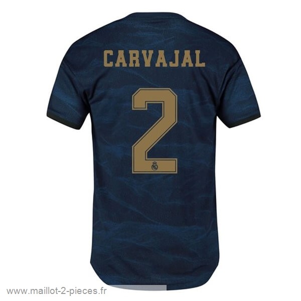 Boutique De Foot NO.2 Carvajal Exterieur Maillot Real Madrid 2019 2020 Bleu