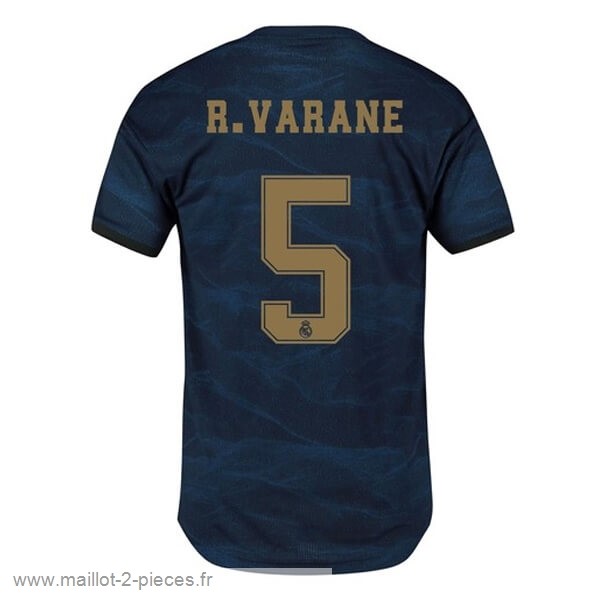 Boutique De Foot NO.5 Varane Exterieur Maillot Real Madrid 2019 2020 Bleu
