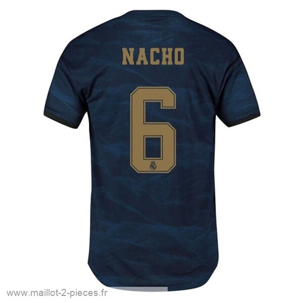 Boutique De Foot NO.6 Nacho Exterieur Maillot Real Madrid 2019 2020 Bleu