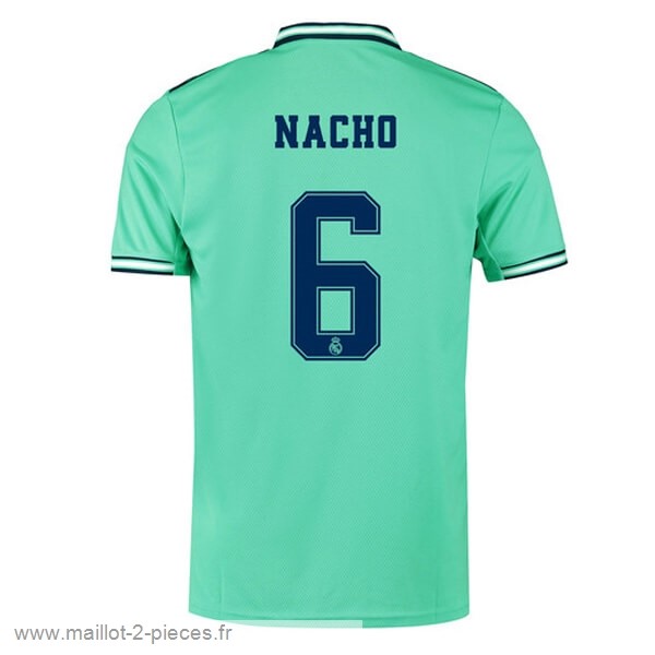 Boutique De Foot NO.6 Nacho Third Maillot Real Madrid 2019 2020 Vert