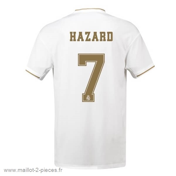 Boutique De Foot NO.7 Hazard Domicile Maillot Real Madrid 2019 2020 Blanc