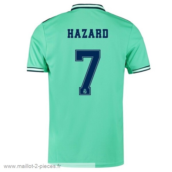 Boutique De Foot NO.7 Hazard Third Maillot Real Madrid 2019 2020 Vert