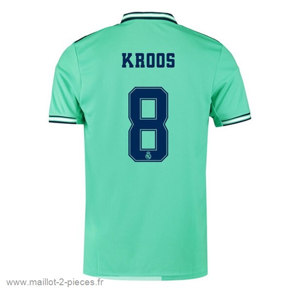 Boutique De Foot NO.8 Kroos Third Maillot Real Madrid 2019 2020 Vert