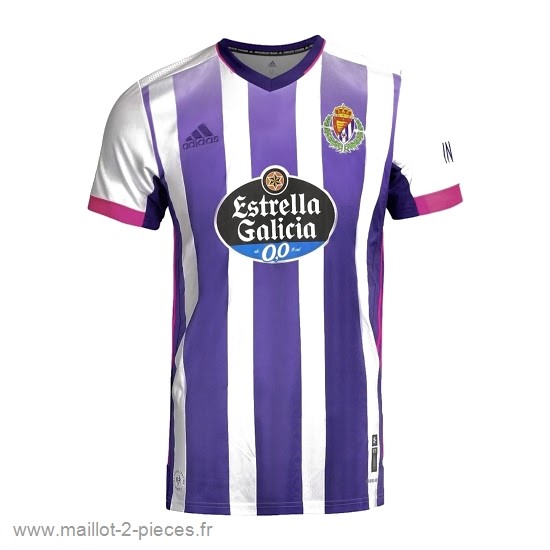 Boutique De Foot Domicile Maillot Real Valladolid 2020 2021 Blanc Purpura